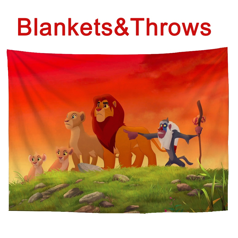 The Lion King Throw Blanket, Lightweight Ultra Soft Throw Blankets
