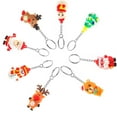 thumbnail image 1 of Keychain Christmas Themed Silicone Pendant Key key ring Ring Bag Decorative Attachment Alloy Keychain, Type 6, 1 of 8