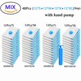 thumbnail image 1 of Space Saving Compressed Vacuum Storage Bags for Clothes and Bedding 12 Pack, 1 of 9