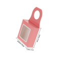 thumbnail image 2 of WEUVEB 25Ud Caja Colgante Rosa Para Botella De Vino Con Ventana Para Almacenamiento Decorativo, 2 of 8