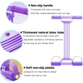 thumbnail image 2 of 2026 Upgraded Adjustable Pedal Resistance Band, 8-Tube Multifunction Tension Rope, Natural Latex sit-up Trainer Resistance Band Suitable for Fat Loss and Full-Body Shaping Workout(SetA-Purple), 2 of 6