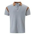 thumbnail image 1 of WEAIXIMIUNG T Shirts for Men Big and Tall Men's Top Fashionable Solid Color Loose Fit, 1 of 8