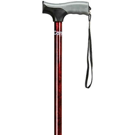 - Carex Cane Designer Soft Grip Derby Handle Cane, Red