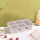 thumbnail image 5 of Bento Lunch Box Set | Meal Prep Containers for Adults | Stackable & Easy-Clean Plastic | 5-Compartment Food Storage | Microwave & Dishwasher Safe | Green Blue Beige Pink | 9.25x6.1x1.96in, 5 of 6
