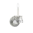 thumbnail image 2 of Crystorama Traditional 1-light Chrome Wall Sconce - Polished chrome, 2 of 2