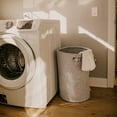 thumbnail image 5 of Parker Baby Nursery Laundry Hamper - Felt Storage Basket and Baby Hamper for Nursery (Gray), 5 of 5