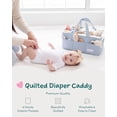 thumbnail image 2 of Organizador de pañales Lily Miles Baby acolchado Baby Breeze, 2 of 9