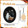 thumbnail image 3 of Framed Vintage Halloween Ghost Wall Art, Ghost Halloween Wall Decor, Ghost Art Print for Home Living Room Bedroom Office Entryway Gothic Decor, 3 of 7