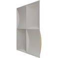thumbnail image 4 of Ekena Millwork 19 5/8"W x 19 5/8"H Smith EnduraWall Decorative 3D Wall Panel, UltraCover Satin Smokey Beige (Covers 2.67 Sq. Ft.), 4 of 6