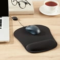 thumbnail image 2 of onn. Memory Foam Mouse Pad with Non-Slip Rubber Backing, Black, 2 of 7
