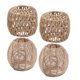 thumbnail image 1 of 4x Boho Pendant Lamp Shades Paper Rope Woven Fixture Ceiling Light Shades Lampshade for Home Bedroom Restaurant Kitchen, 1 of 9