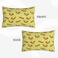 thumbnail image 2 of Logiee Floral Squirrel Print Pillow Case,Throw Pillow Covers, Double Sided Plush Cushion Cover for Couch Sofa Bed, Only Pillowcase-14"x20", 2 of 6