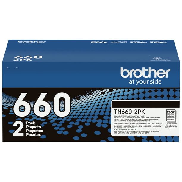 Brother Genuine High-yield Toner Cartridge, TN6602PK - Walmart.com