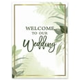 thumbnail image 1 of Darling Souvenir MADE WITH LOVE LeavesLargeWelcomeSign, Decorative PosterWelcomeTo Our Wedding Poster For Easel Wedding Collection- 18x12, 1 of 1