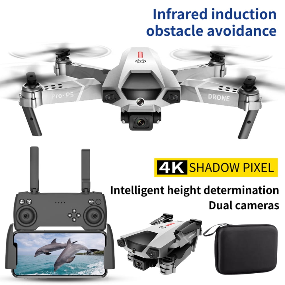 Dron No Tripulado 4K C mara Dual UAV Modo Sin Cabeza RC Avi n Negro dron-no-tripulado-4k-c-mara-dual-uav-modo-sin-cabeza-rc-avi-n-negro