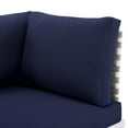 thumbnail image 6 of Modway Harmony Sunbrella® Basket Weave Outdoor Patio Aluminum Loveseat in Tan Navy, 6 of 9