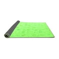 thumbnail image 2 of Ahgly Company Indoor Round Oriental Green Traditional Area Rugs, 5' Round, 2 of 4