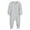 Grey, variant on Baby Cotton Rompers Footless Pajamas Zipper Long Sleeve Sleeper Jumpsuit