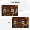 thumbnail image 4 of Placemats Set of 4 / 6, Log Cabin Inside Placemats for Dining Table Indoor/Outdoors Heat Resistant Washable Placemats 18" x 12", 4 of 8