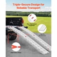 thumbnail image 4 of KFFKFF Aluminum Loading Ramps, 1500 lbs Capacity, Set of 2 Heavy-Duty Ramps with Wide Surface and Handles, Suitable for ATV, UTV, Motorcycles, Electric Bikes, and More., 4 of 9