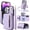 Light Purple, variant on Kryonix Crossbody Wallet Case for iPhone 16 Plus with Lanyard Strap Card Slot Holder RFID Blocking Ring Kickstand,Magnetic Flip Folio Zipper Purse Case,PU Leather Cover Handbag