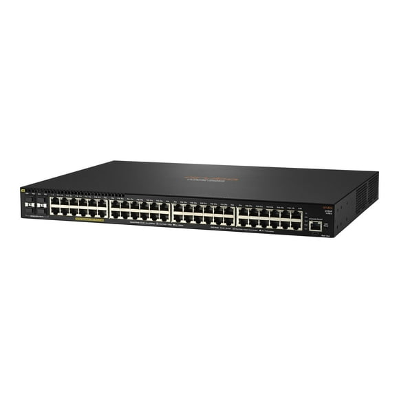 HPE Aruba 2930F 48G PoE+ 4SFP+ - Switch - L3 - managed - 48 x 10/100/1000 (PoE+) + 4 x 1 Gigabit / 10 Gigabit SFP+ (uplink) - rack-mountable - PoE+ (740 W)