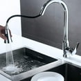 High Arc Kitchen Single Handle Lever Hot and Cold Water Mixer Tap