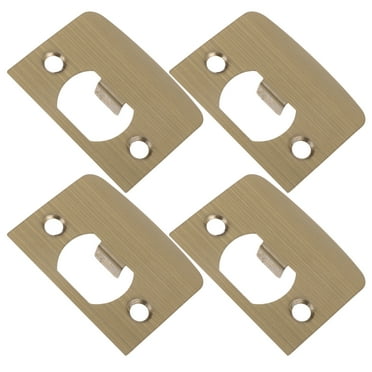 4 Pcs Door Lock Accessories Locks Metal Deadbolt Strike Plate Striker for House Room Home