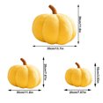 thumbnail image 2 of Almohada de calabaza simulada, cojín para sofá, juguete de peluche de Halloween, 2 of 12
