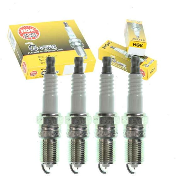 4 pc NGK G-Power Spark Plugs compatible with Mazda B2300 2.3L L4 2010