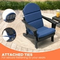 thumbnail image 5 of Pellebant Adirondack Chair Cushion, 50 x 19.6 x 2.3 inch, Thickening, Navy, 5 of 6