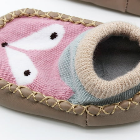 

Staron Cartoon Newborn Baby Girls Boys Anti-Slip Socks Slipper Shoes Boots