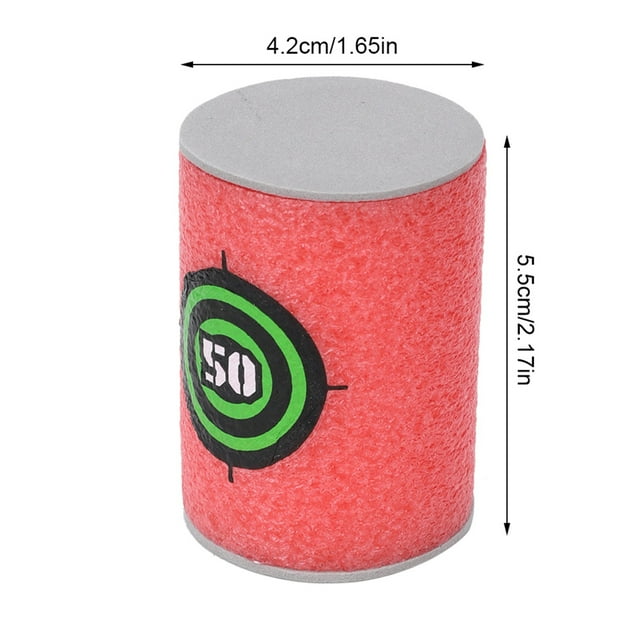 Target 6 Uds Target Latas Juguete Pistola Objetivo Número Tambor Para Objetivo De Espuma Suave Eva