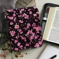 thumbnail image 4 of FOR U DESIGNS Cherry Blossom Bible Cover for Women Portable Sturdy Bible Protective Carrier Size M with Adjustable Strap PU Bible Bag Tote Aesthetic Bible Book Cover Carrying Case, 4 of 7