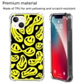 thumbnail image 3 of Yellow Smiley Face Case Compatible with iPhone 13,Aesthetic Art Design TPU Bumper Bumper Cover Case, 3 of 6