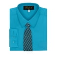 thumbnail image 1 of Chemise Habillée & Cravate pour Garçon - Turquoise, 12, 1 of 4