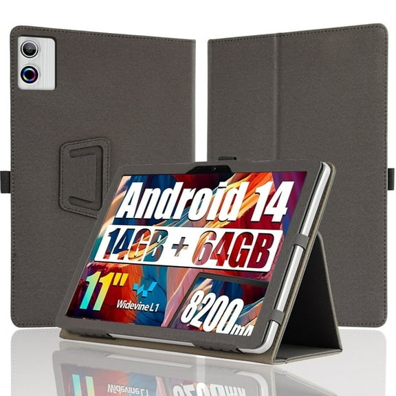 [NSFN] for BES TSKI A7 Tablet Case,Bes tski Android 14 11inch Tablet Case Protective Case with Handheld Band Premium PU Leather StandFunction Case