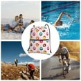 thumbnail image 6 of Naloa Colorful Donuts Drawstring Backpack String Bag Cinch Water Resistant for Gym Shopping Sport Yoga, 6 of 6