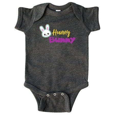 

Inktastic Hunny Bunny White Bunny Easter Bunny Rabbit Gift Baby Boy or Baby Girl Bodysuit