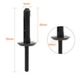 thumbnail image 2 of Unique Bargains 50pcs Plastic Rivet Black Bumper Fender Fastener Clips for Jeep Wrangler JK 6506007AA, 2 of 3