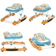 thumbnail image 4 of Dream On Me Go-Getter Baby Walker and Walk Behind Walker, Adjustable Seat Height, Comfortable Padded Seat, Easy to Fold, Pack and Store, Detachable Fun Tray, Orange Walker Orange, 4 of 13