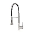 thumbnail image 4 of Nouvet Single Handle, Pull-Down Kitchen Faucet in Brushed Nickel, 4 of 11