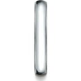 thumbnail image 2 of Womens 14K White Gold, 4mm Slim Profile Comfort-Fit Wedding Band with Milgrain (sz 13.5), 2 of 3