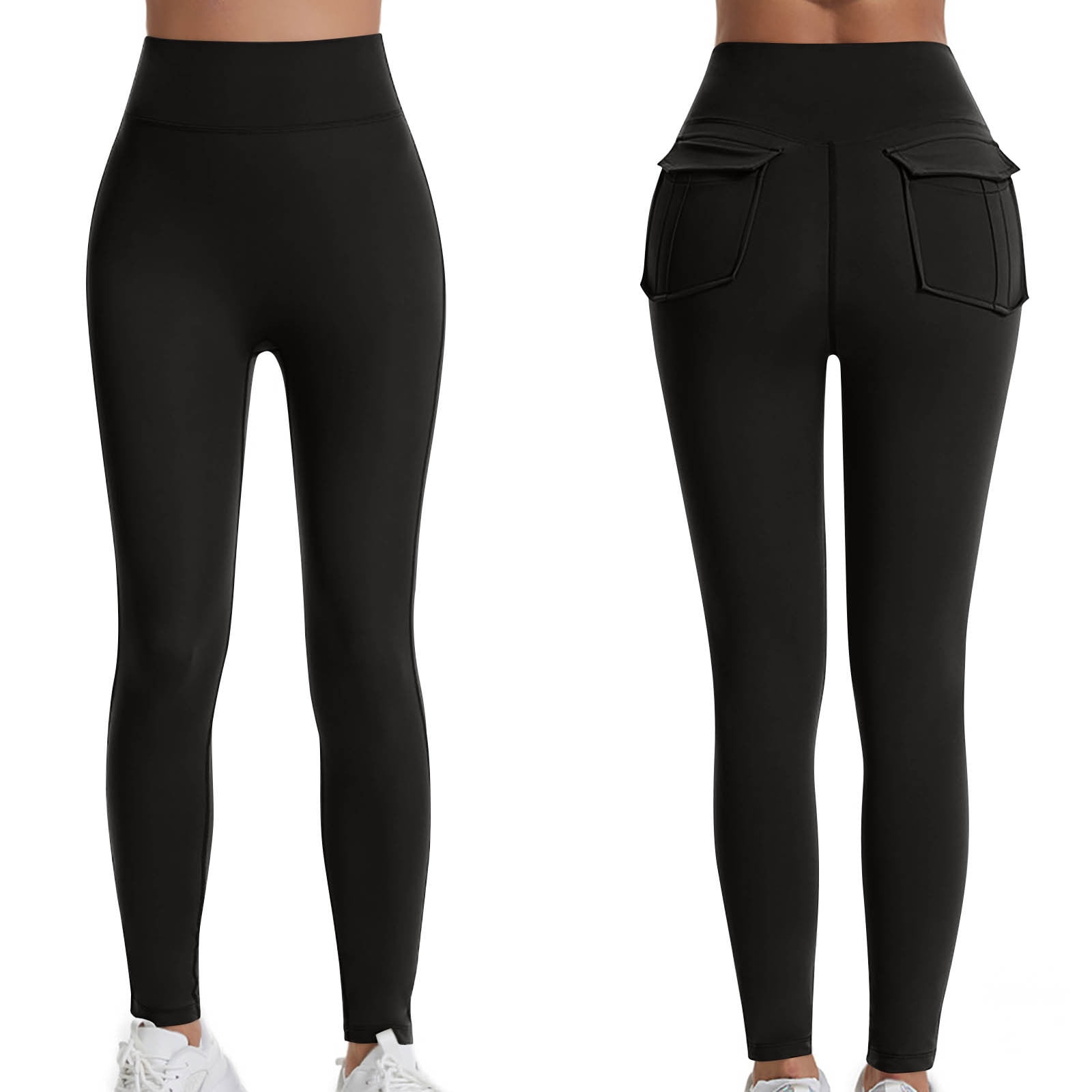 Pxkloy High Waist Yoga Pants with Pockets, Leggings for Women
