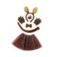 thumbnail image 5 of Conjunto orejas y cola larga animal para disfraces Halloween. Accesorios para juegos rol. Regalos Halloween. Juego de 6 piezas para adultos, 5 of 8