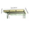 HOTBEST Replacement Canopy for Swing Seat Garden Hammock 2 & 3 Seater