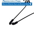 thumbnail image 4 of 6 Pieces Metal Headbands Wavy Hairband Spring Hair Hoop Sports Fashion Hair Bands Unisex Black Elastic Non Slip Simple Headwear Accessories, 4 of 7