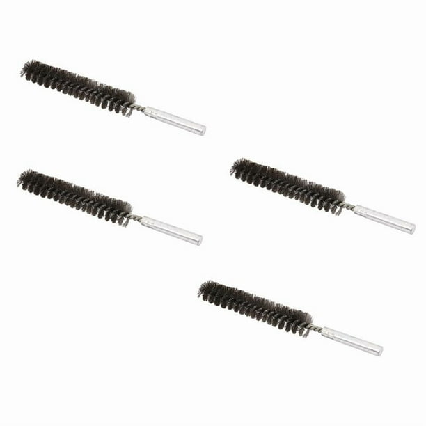 4 Piezas 17cm Cepillo de Limpieza de Tubo de Alambre de Acero Inoxidable de DiÁMetro 20 mm de Longitud