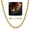 Gold, variant on ChainsProMax Men 3mm Twist Rope Necklace Replacement Chain for Pendant Charm 18"-30" 316L Stainless Steel Necklace Gift for Dad Father Son