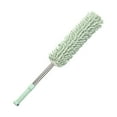 thumbnail image 2 of Extendable Duster for High Ceiling Cleaning, 60-100cm Retractable Pole with Soft Cotton Linen Head for Gentle Dusting, Non-scratch Surface Safe for Delicate Furniture & Hard to Reach Areas, 2 of 7